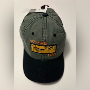 NWT Attack On Titans Final Chapter Green & Black Embroidered Hat